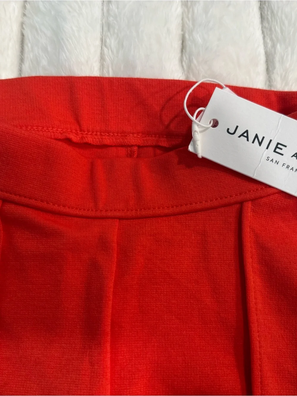 Janie and Jack 2 piece set . Ruffle Top with beautiful detailed leggings.